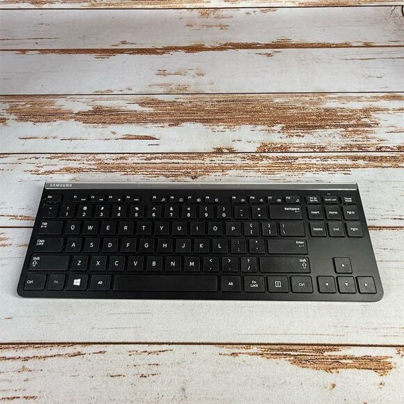 Samsung Wireless Keyboard Black Compact Design Full Key Layout AA-SK6PWUB